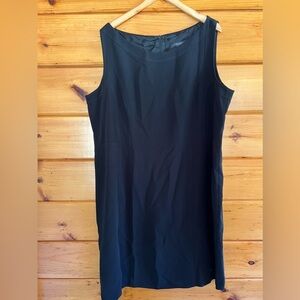 LOUBEN Women Sheeth Lined Black Dress 22W